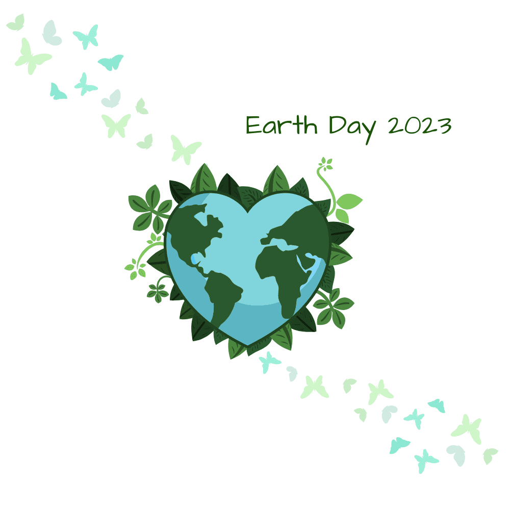 Earth Day 2023 Heart by Wings of Change