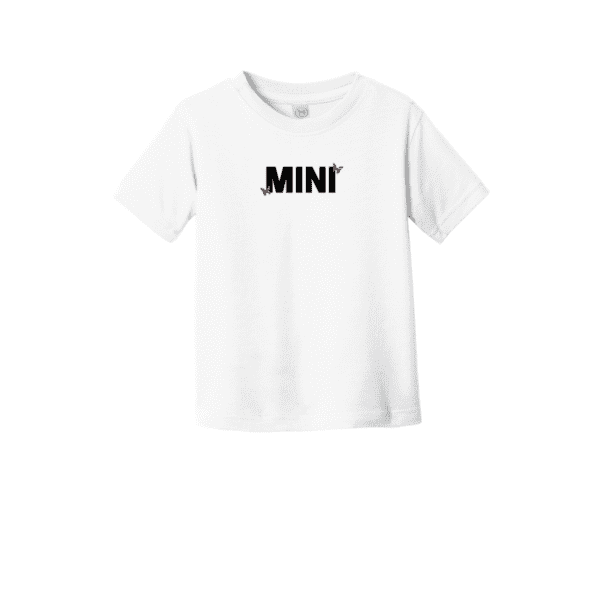 Mini toddler tee in white by Wings of Change