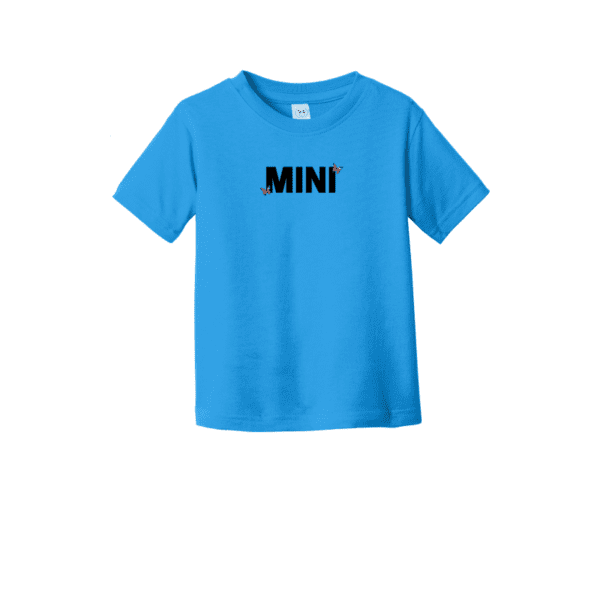 Mini toddler tee in cobalt