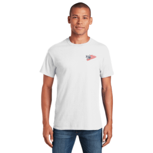 Butterfly American flag tee
