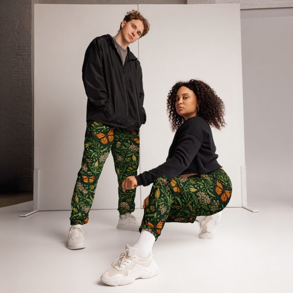 Monarch Butterfly & Milkweed Unisex track pants