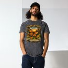 Male model wearing the Monarch Guardian tank top against a neutral background, styled casually for gym or beach